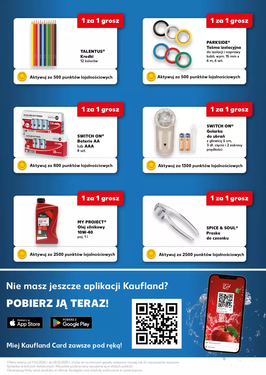 Gazetka promocyjna Kaufland - Kaufland - ważna 11.02 do 28.02.2026 - strona 6 - produkty: Golarka, Olej, Olej silnikowy, Parkside, Praska