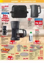 Gazetka promocyjna Kaufland - Kaufland - Gazetka - ważna od 17.09 do 17.09.2025 - strona 14 - produkty: Piec, Odkamieniacz, Ser, Philips, Czajnik elektryczny, Czajnik, Taca, Forma do pieczenia, Ekspres przelewowy, Patelnia, Rondel, Kawiarka