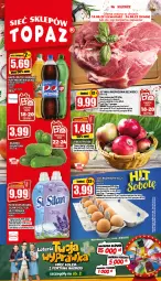 Gazetka promocyjna Topaz - Gazetka - Gazetka - ważna od 24.08 do 24.08.2022 - strona 1 - produkty: Top, Szynka wieprzowa, Jaja, Ogórek, Szynka, Waga