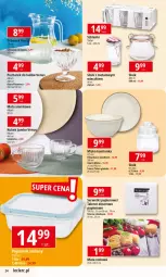 Gazetka promocyjna E Leclerc - Gazetka - ważna od 05.06 do 05.06.2024 - strona 24 - produkty: Pojemnik szklany, Top, Ser, Papier, Salaterka, Serwetki, Pojemnik, Venus, Talerz, Filiżanka, Szklanka, Kubek, Deser, Miska