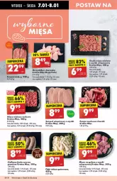 Gazetka promocyjna Biedronka - Od Wtorku - Gazetka - ważna od 11.01 do 11.01.2025 - strona 28 - produkty: Kurczak, Mięso mielone, Por, Skrzydełka z kurczaka, Kiełbasa biała, Mięso na gulasz, Flaki, Kiełbasa, Mięso