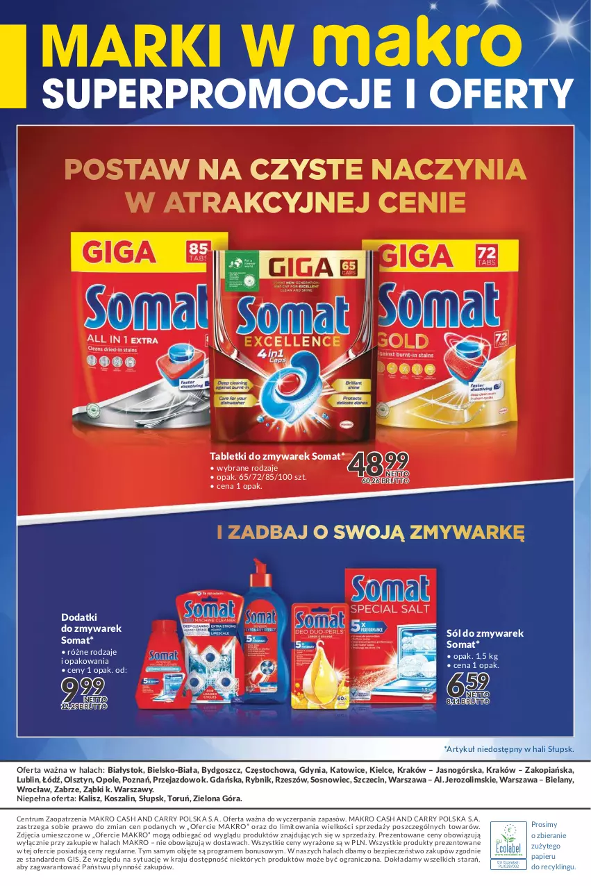 Gazetka promocyjna Makro - [Oferta specjalna] Marki w MAKRO - ważna 08.02 do 21.02.2022 - strona 8 - produkty: Gra, Kosz, Papier, Piec, Rum, Sól, Somat, Sos, Szal, Tablet