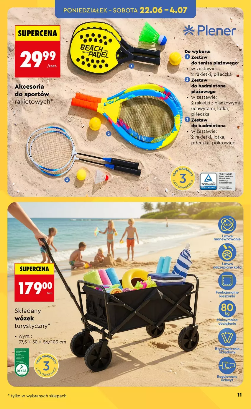 Gazetka promocyjna Biedronka - Okazje Tygodnia - ważna 20.06 do 04.07.2026 - strona 13 - produkty: Anew, Pokrowiec, Wózek