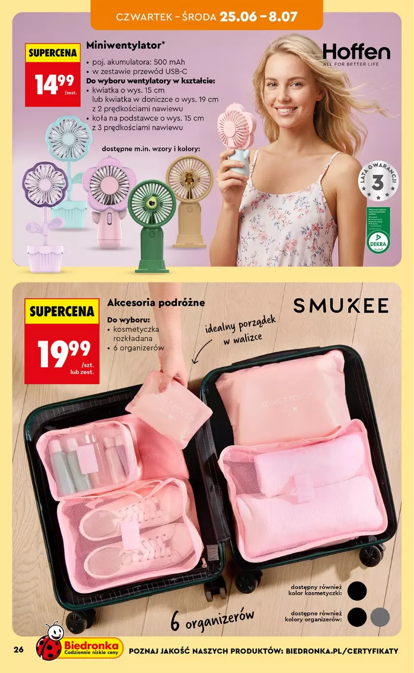 Gazetka promocyjna Biedronka - Okazje Tygodnia - ważna 20.06 do 04.07.2026 - strona 28 - produkty: Akumulator, Organizer, Por, Przewód