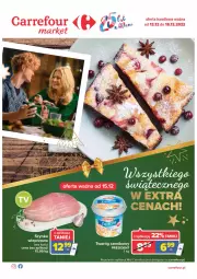 Gazetka promocyjna Carrefour - Gazetka Market - Gazetka - ważna od 18.12 do 18.12.2022 - strona 1 - produkty: Ser, Twaróg