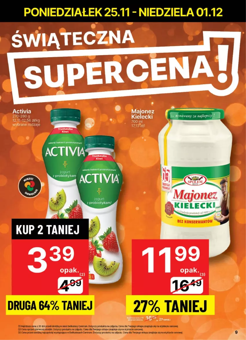 Gazetka promocyjna Delikatesy Centrum - NOWA GAZETKA Delikatesy Centrum od 25 listopada! 25.11-01.12.2024 - ważna 25.11 do 01.12.2024 - strona 9 - produkty: Majonez, Rum