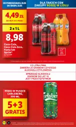 Gazetka promocyjna Lidl - GAZETKA - Gazetka - ważna od 22.05 do 22.05.2024 - strona 8 - produkty: Piwo, Gra, Coca-Cola, Carlsberg, Fanta, Sprite, Fa