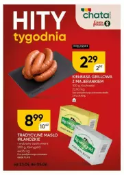 Gazetka promocyjna Chata Polska - Gazetka - ważna od 12.06 do 12.06.2024 - strona 9 - produkty: Grill, Masło, Kiełbasa