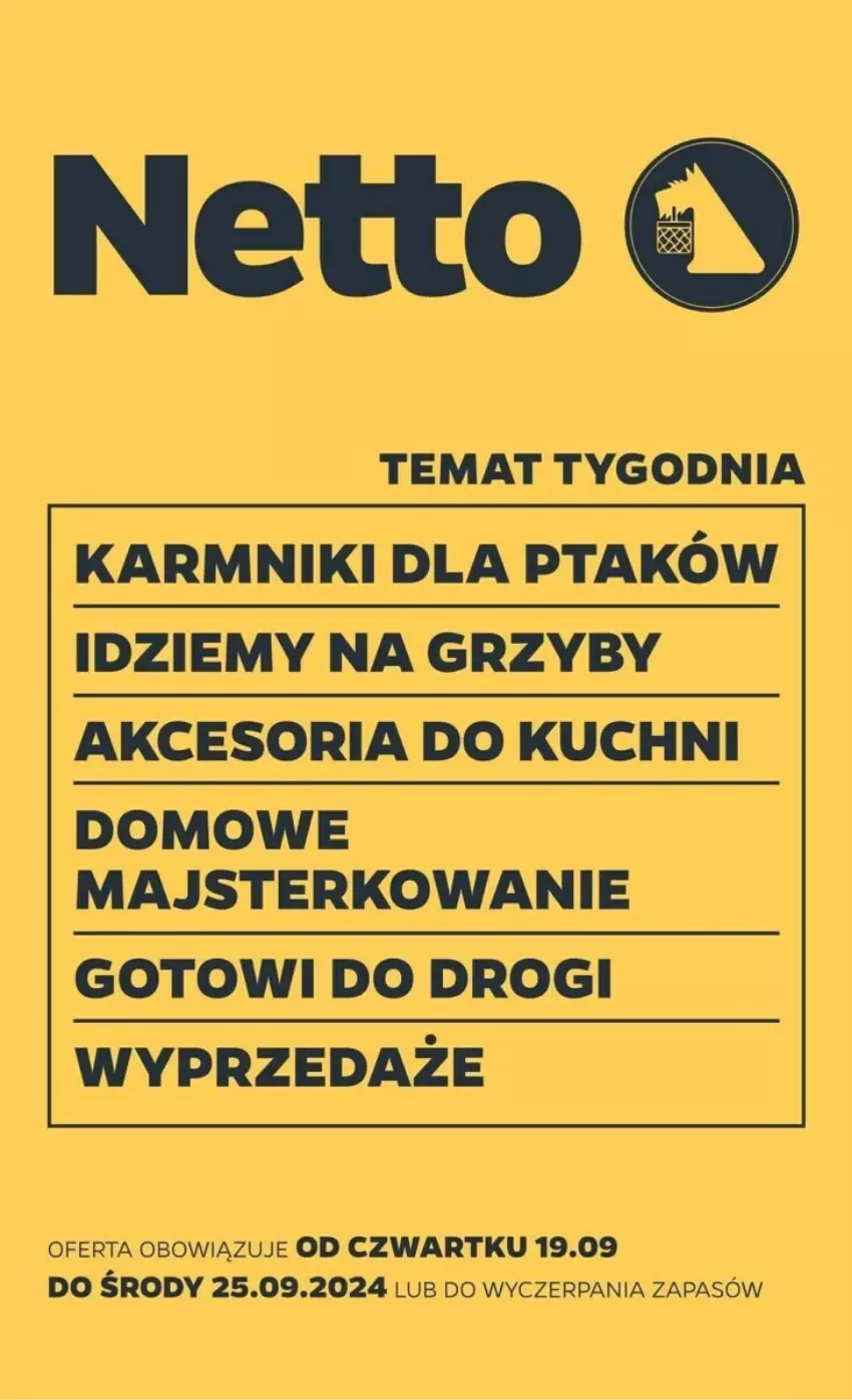 Gazetka promocyjna Netto - ważna 19.09 do 25.09.2024 - strona 1 - produkty: Grzyby