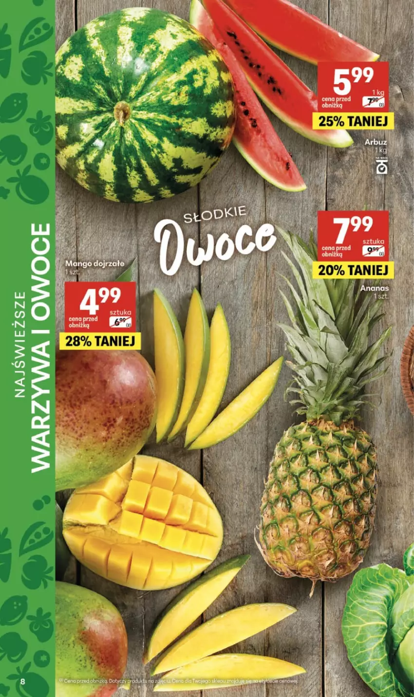 Gazetka promocyjna Delikatesy Centrum - Franczyza DC16 Czwartek - ważna 16.04 do 22.04.2026 - strona 8 - produkty: Owoce, Warzywa, Warzywa i owoce
