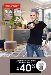 Gazetka promocyjna Komfort - Gazetka - Gazetka - ważna od 17.04 do 17.04.2022 - strona 1 - produkty: Drzwi, Meble