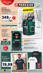 Gazetka promocyjna Lidl - GAZETKA - Gazetka - ważna od 16.07 do 16.07.2022 - strona 36 - produkty: Parkside, Ser, Głośnik, T-shirt, Kabel USB, Narożnik, Akumulator