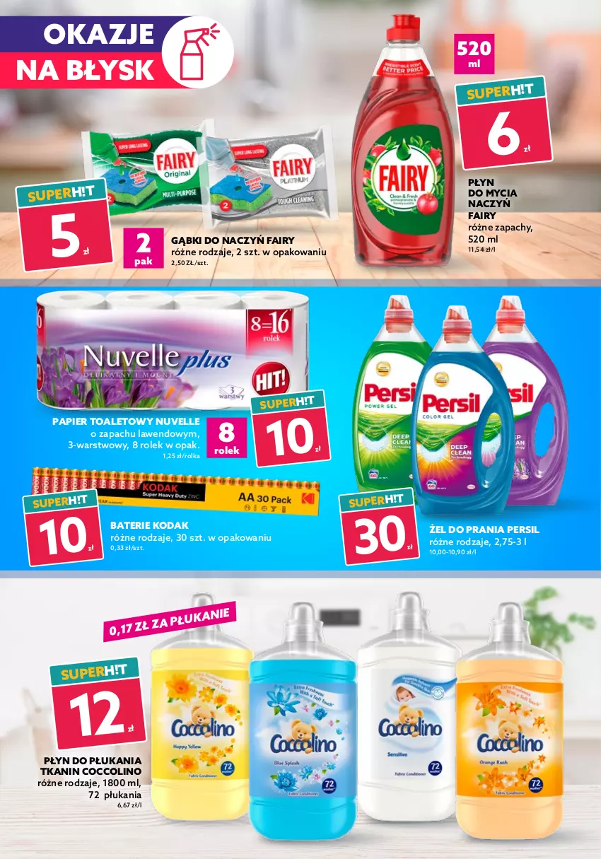 Gazetka promocyjna Dealz - Szkolne okazje na 5+! - sprawdź nową gazetkę - ważna 11.08 do 24.08.2021 - strona 4 - produkty: Alcon, Biszkopty, Chipsy, Coccolino, Czekolada, Do mycia naczyń, Fa, Fairy, Napój, Papier, Papier toaletowy, Persil, Płyn do mycia, Płyn do mycia naczyń, Płyn do płukania, Por, Pringles, Woda