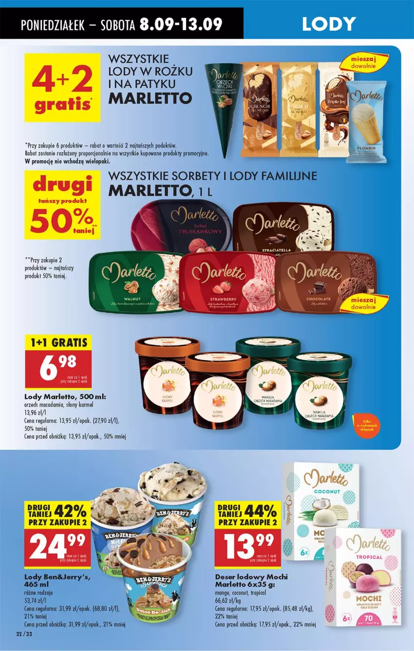Gazetka promocyjna Biedronka - Od Poniedziałku - ważna 08.09 do 13.09.2025 - strona 38 - produkty: Deser, Fa, Gra, Lody, Mango, Por, Ser, Tropical