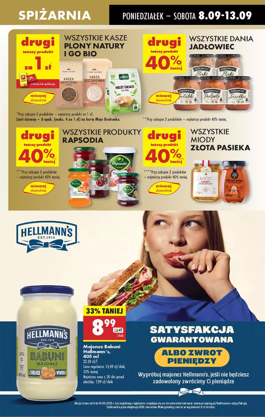 Gazetka promocyjna Biedronka - Od Poniedziałku - ważna 08.09 do 13.09.2025 - strona 41 - produkty: Babuni, Fa, Gry, Majonez, Mola, Sok