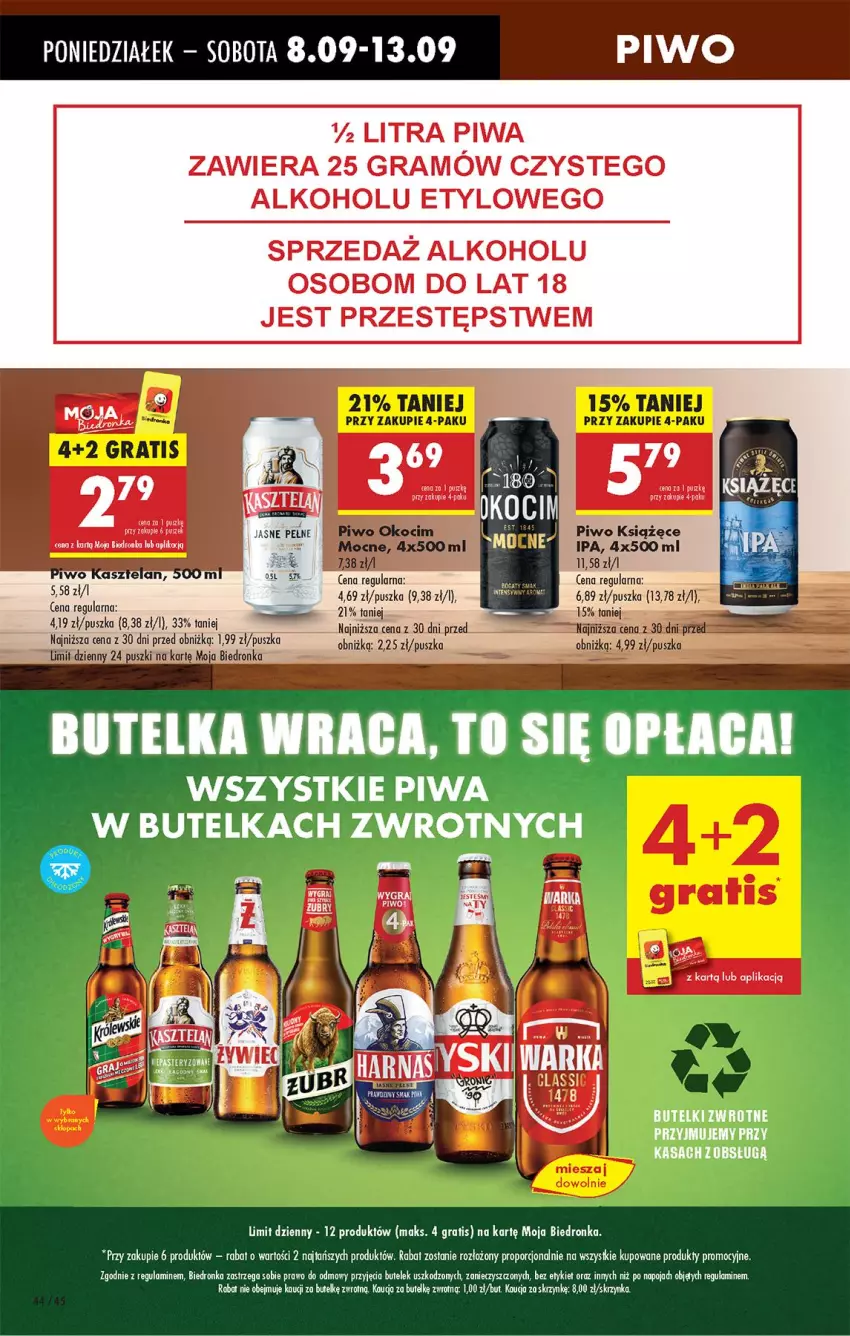 Gazetka promocyjna Biedronka - Od Poniedziałku - ważna 08.09 do 13.09.2025 - strona 52 - produkty: Gra, LG, Piwa, Por