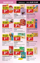Gazetka promocyjna Biedronka - Od Poniedziałku - Gazetka - ważna od 13.09 do 13.09.2025 - strona 47 - produkty: Ciastka, Ser, Gra, Herbatniki Petit Beurre, Orzeszki, Praliny, Bonitki, Wawel, Herbatniki, Precle, Czekolada, Rodzynki, Baton, Deser, Biszkopty, Kinder, Kokos, Fa