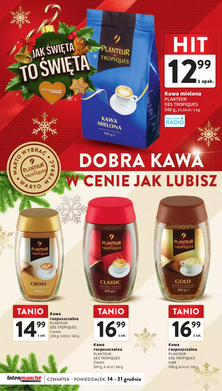 Gazetka promocyjna Intermarche - Gazetka Intermarche - ważna 07.12 do 13.12.2023 - strona 36 - produkty: Kawa, Kawa mielona, Kawa rozpuszczalna