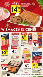 Gazetka promocyjna Intermarche - Gazetka Intermarche - Gazetka - ważna od 13.12 do 13.12.2023 - strona 29 - produkty: Krakus, Por, Kiełbaski śląskie, Kiełbasa krakowska, Parówki, Parówki z szynki, Pasztet, Duda, Szynka, Tarczyński, Sport, Boczek, Frankfurterki, Kabanos, Kiełbasa, Olewnik