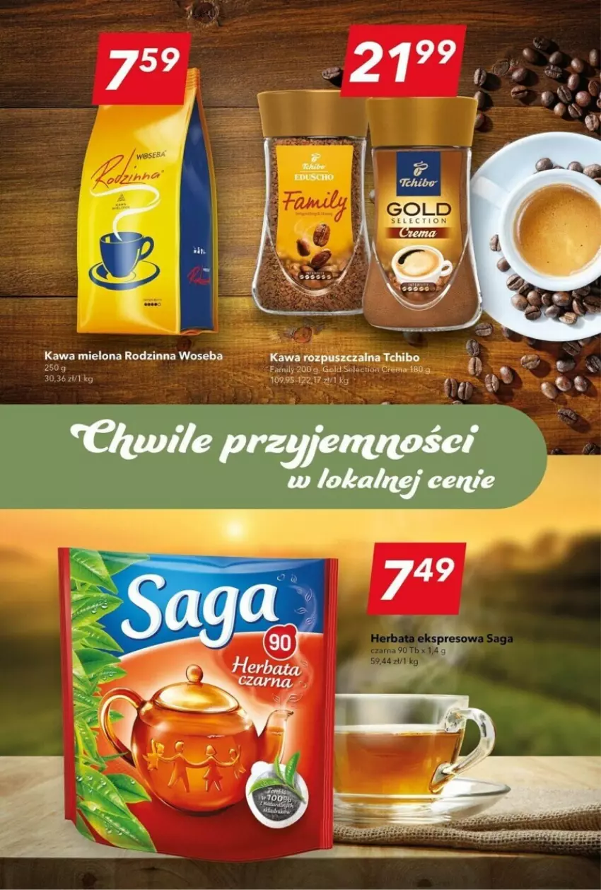 Gazetka promocyjna Lewiatan - ważna 23.11 do 29.11.2023 - strona 12 - produkty: Kawa, Kawa mielona, Kawa rozpuszczalna, Tchibo, Woseba