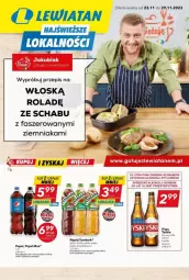 Gazetka promocyjna Lewiatan - Gazetka - ważna od 29.11 do 29.11.2023 - strona 1 - produkty: Piwa, Piwo, Gra, Pepsi max, Tyskie, Pepsi, Tymbark, Napój, Fa