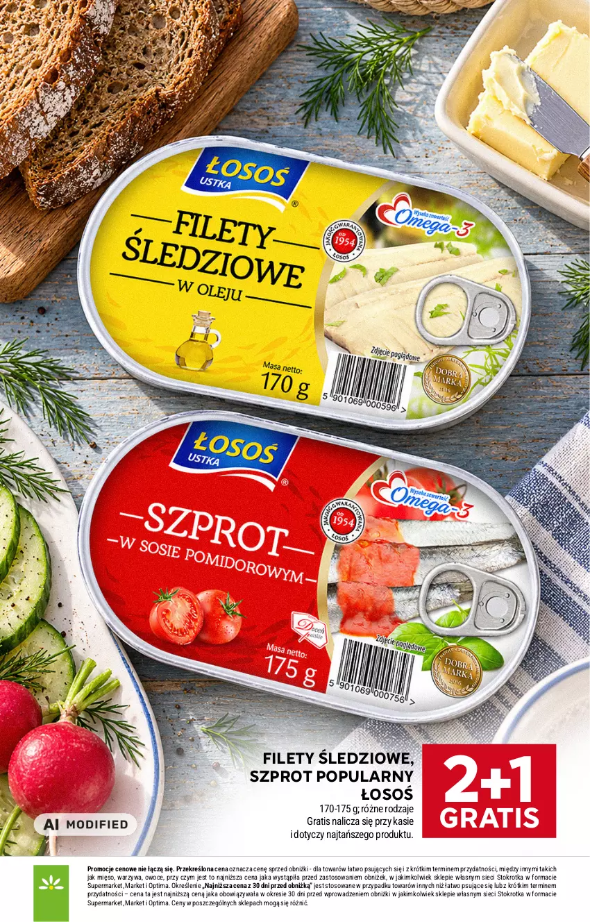 Gazetka promocyjna Stokrotka - Supermarket - ważna 08.10 do 14.10.2026 - strona 21 - produkty: Gra, Mięso, Optima, Owoce, Szprot, Warzywa