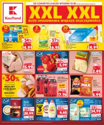 Gazetka promocyjna Kaufland - Gazetka tygodnia - Gazetka - ważna od 13.08 do 13.08.2024 - strona 1 - produkty: Kujawski, Ser, Do mycia naczyń, Pampers, Papier, Królewski, Pieluchy, Papryka czerwona, Papryka, Chipsy, Kawa mielona, Kawa, Coca-Cola, Actimel, Płyn do mycia naczyń, Papier toaletowy, Schab wieprzowy, Napój gazowany, Dzieci, Fairy, Płyn do mycia, Waga, Grunt, Lay’s, Napój, Olej, Fa