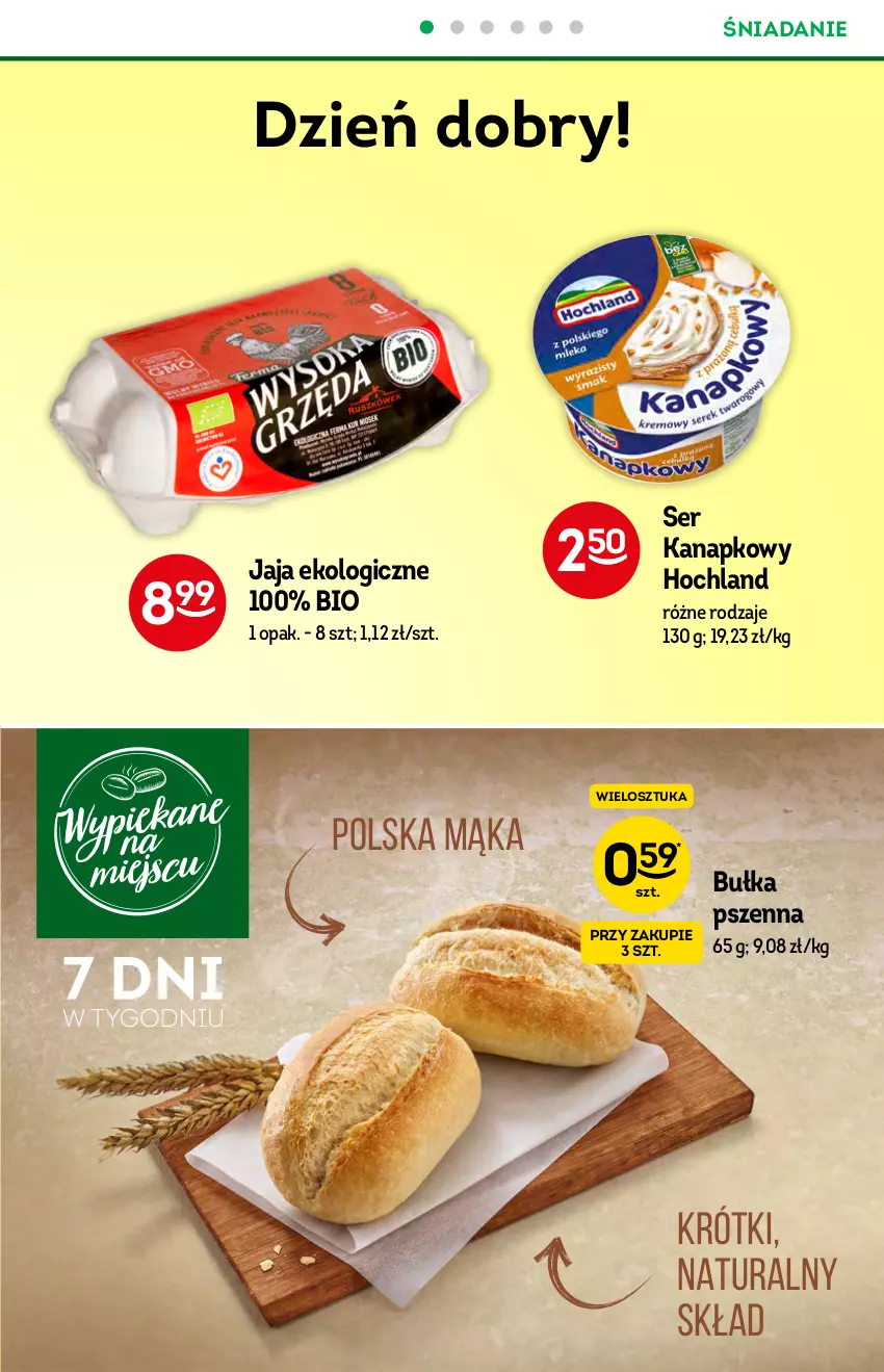 Gazetka promocyjna Żabka - ważna 22.09 do 28.09.2021 - strona 27 - produkty: Bułka, Hochland, Jaja, Mąka, Ser