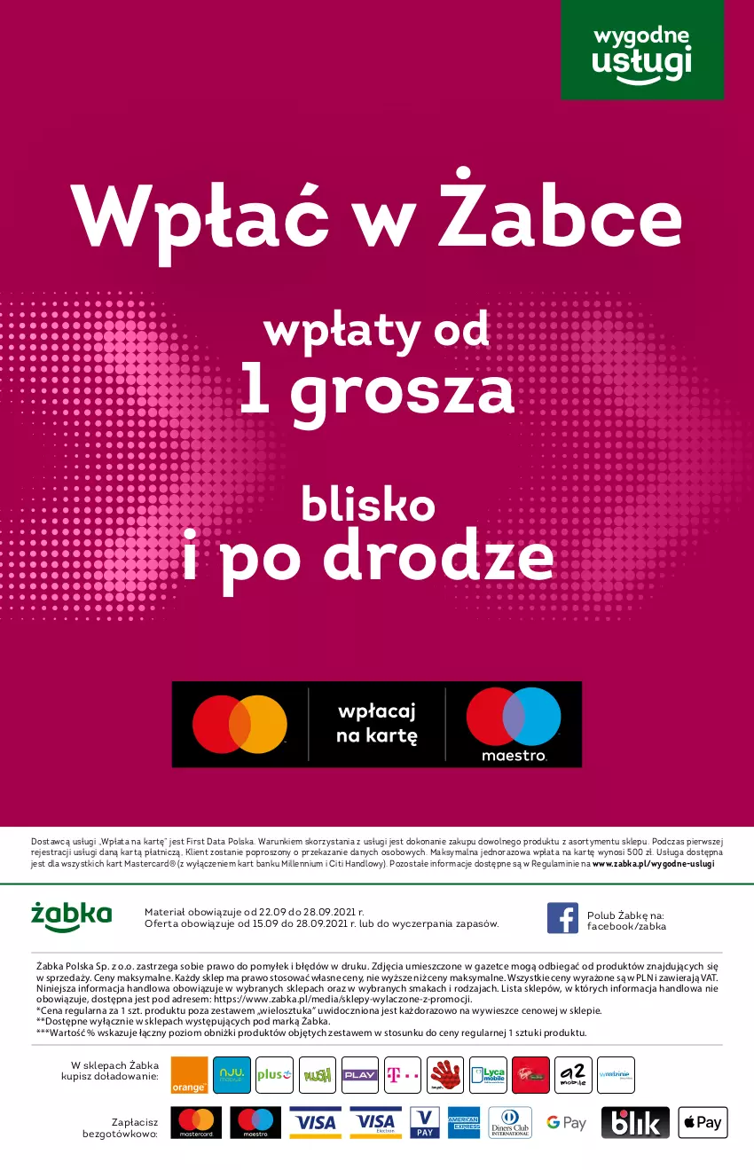 Gazetka promocyjna Żabka - ważna 22.09 do 28.09.2021 - strona 48 - produkty: Dres, Fa