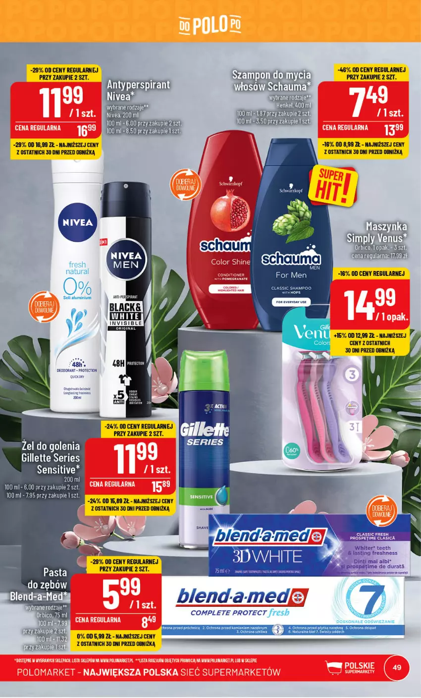 Gazetka promocyjna PoloMarket - Gazetka pomocyjna - ważna 28.06 do 04.07.2023 - strona 49 - produkty: BIC, Gillette, Gin, Lack, Ser