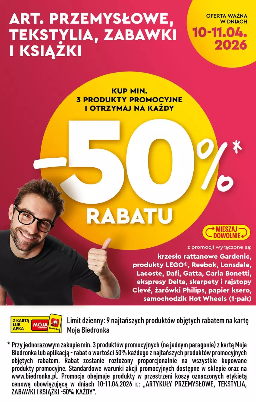 Gazetka promocyjna Biedronka - Tani Weekend - ważna 10.04 do 11.04.2026 - strona 5 - produkty: Kosz, Por