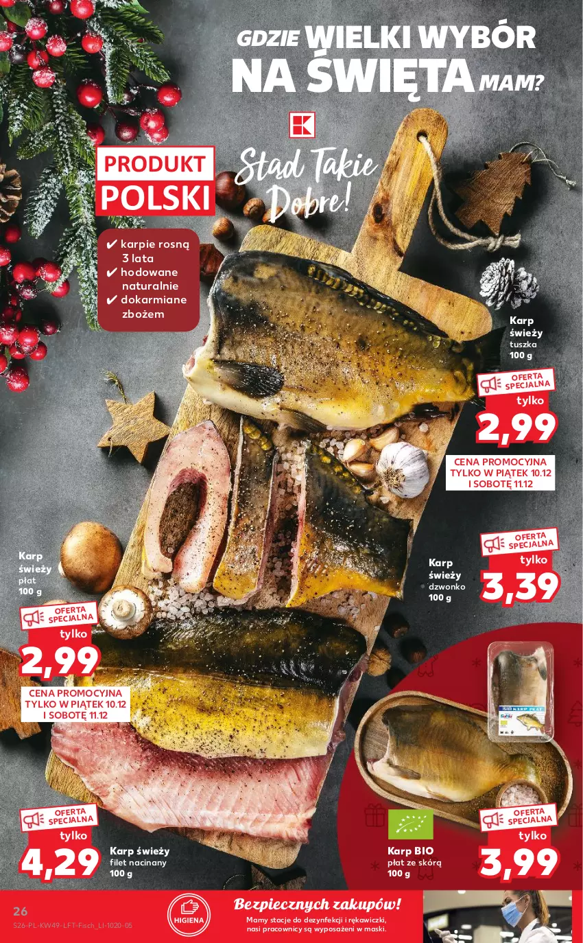 Gazetka promocyjna Kaufland - OFERTA TYGODNIA - ważna 09.12 do 15.12.2021 - strona 26 - produkty: Karmi, Karp, Piec, Tusz