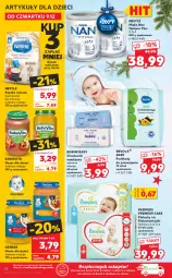 Gazetka promocyjna Kaufland - OFERTA TYGODNIA - Gazetka - ważna od 15.12 do 15.12.2021 - strona 38 - produkty: Piec, Ser, Ryż, Gerber, Pampers, Pieluchy, Majtki, BoboVita, NAN Optipro, Chusteczki, Danie dla dzieci, Dzieci, Deser, Pieluchomajtki, Nestlé, Podkład, Mleko