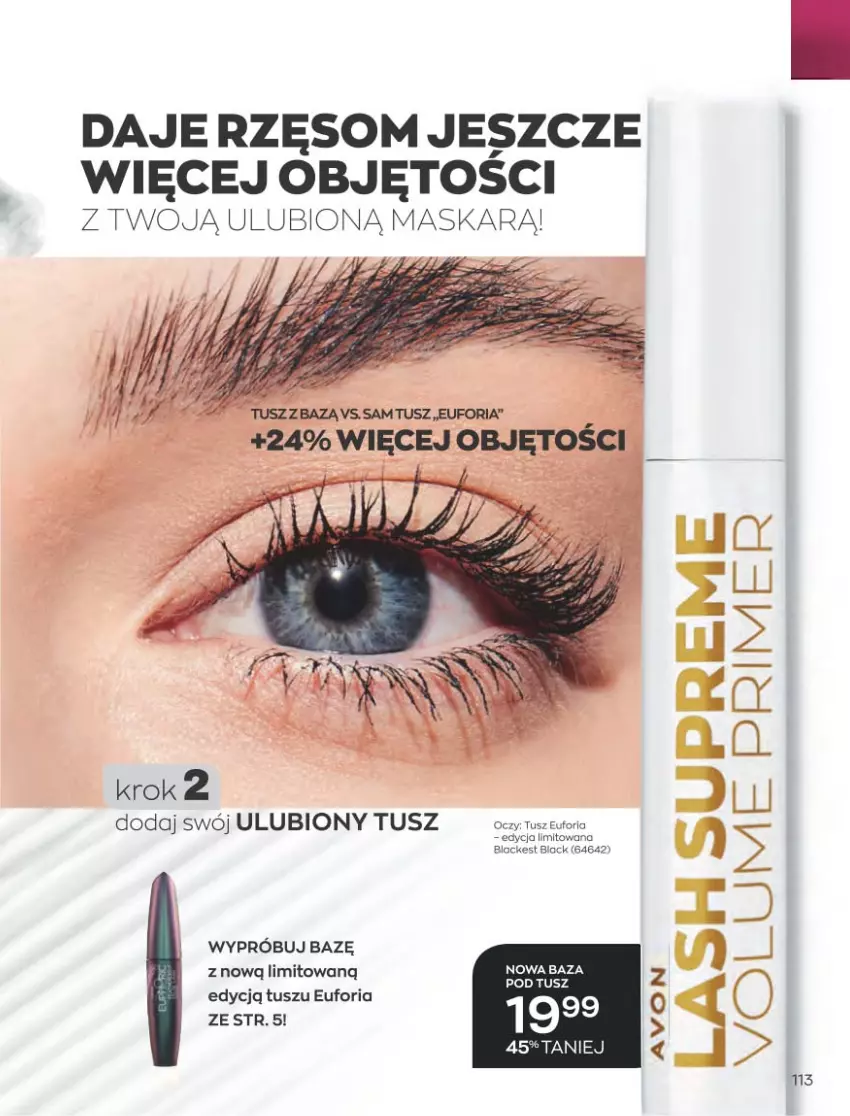 Gazetka promocyjna Avon - Katalog Avon 8/2021 kampania sierpień - ważna 01.08 do 31.08.2021 - strona 109 - produkty: Lack, Maska, Tusz