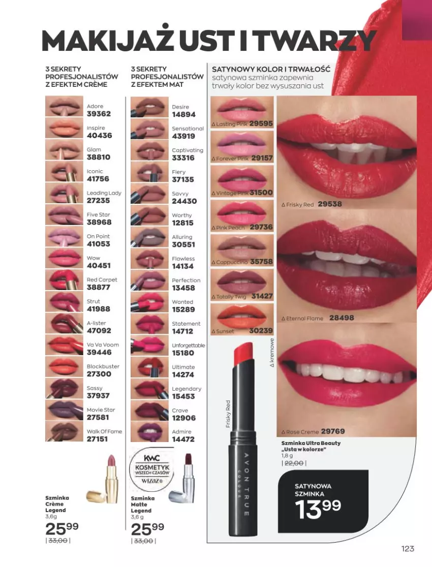 Gazetka promocyjna Avon - Katalog Avon 8/2021 kampania sierpień - ważna 01.08 do 31.08.2021 - strona 119 - produkty: Fa, Inka, Kret, Makijaż, Szminka