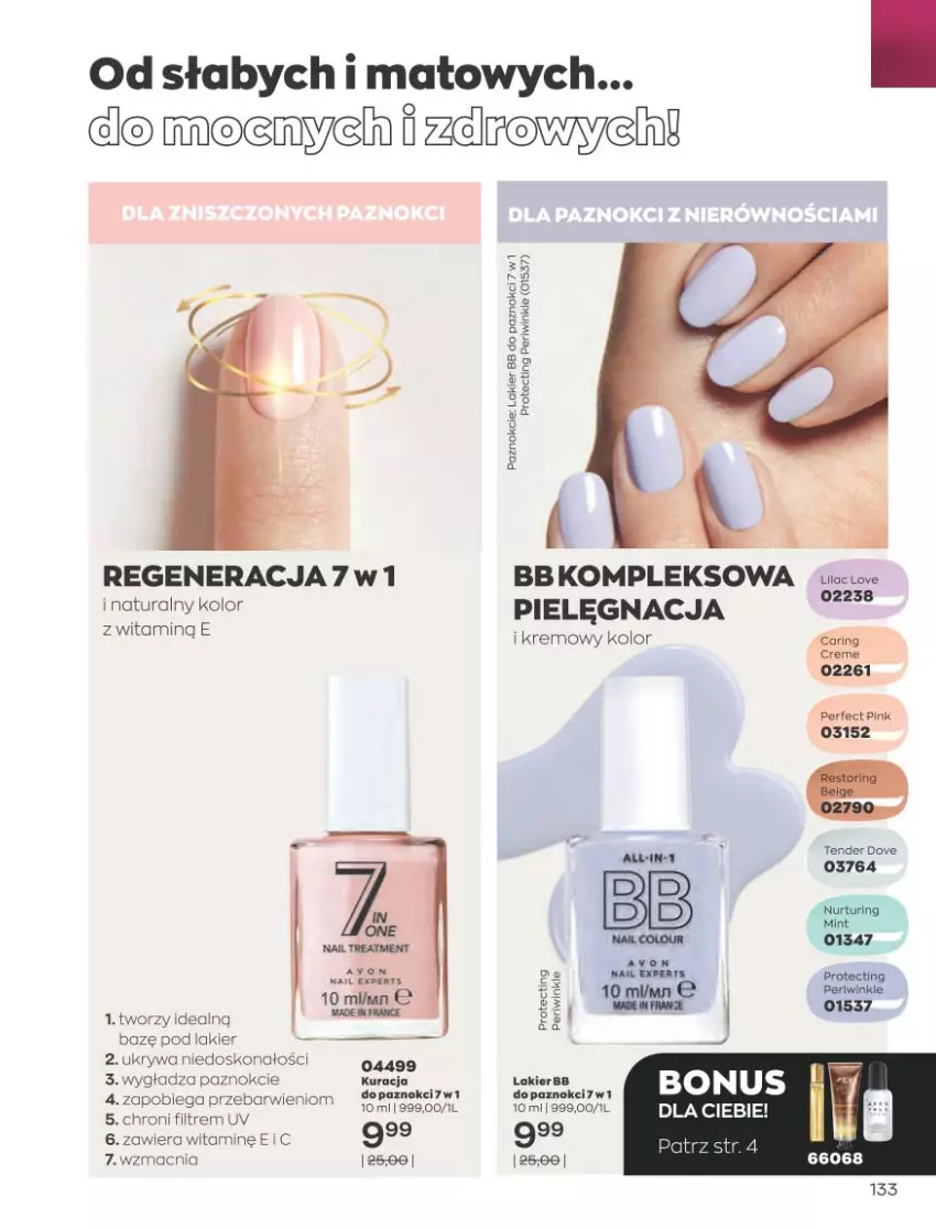 Gazetka promocyjna Avon - Katalog Avon 8/2021 kampania sierpień - ważna 01.08 do 31.08.2021 - strona 129 - produkty: Dove, Lakier, LG