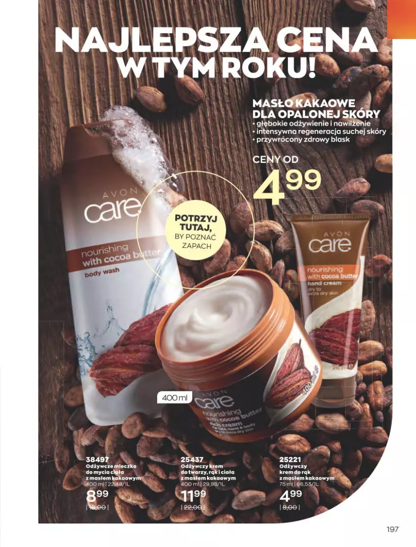 Gazetka promocyjna Avon - Katalog Avon 8/2021 kampania sierpień - ważna 01.08 do 31.08.2021 - strona 193 - produkty: Kakao, Masło, Mleczko