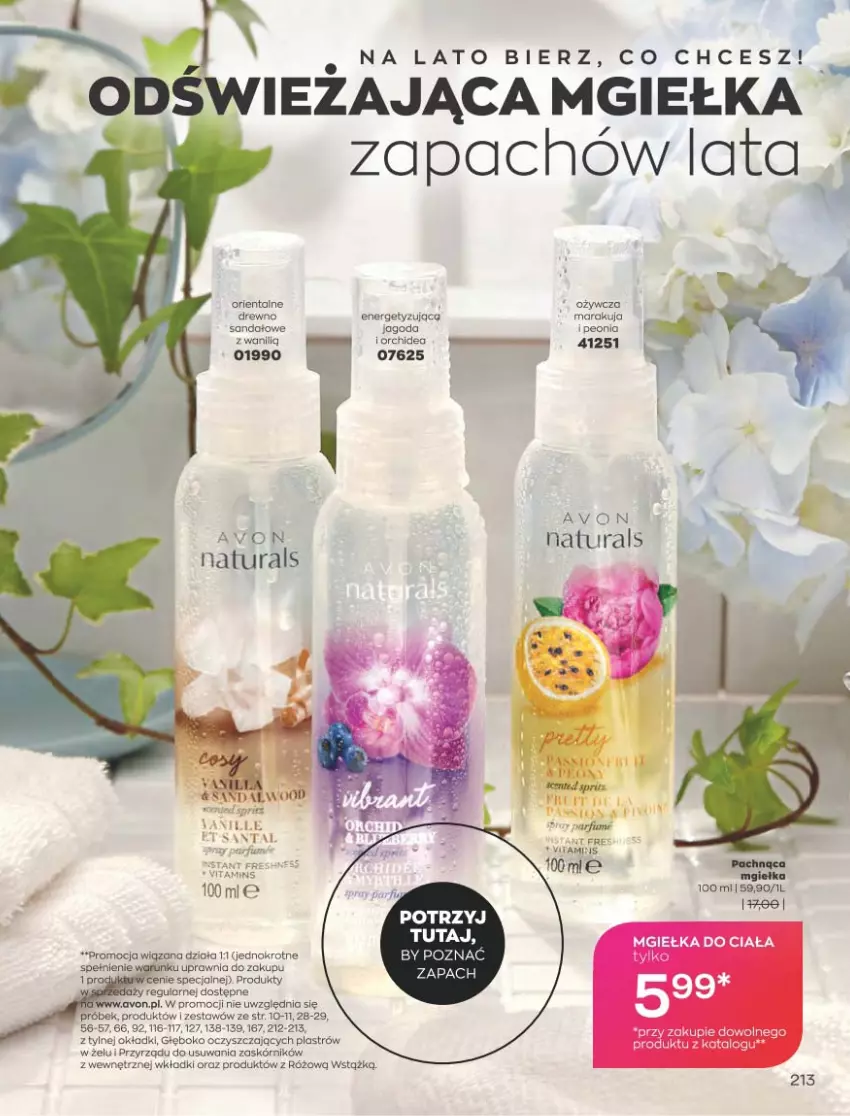 Gazetka promocyjna Avon - Katalog Avon 8/2021 kampania sierpień - ważna 01.08 do 31.08.2021 - strona 209 - produkty: Wkładki