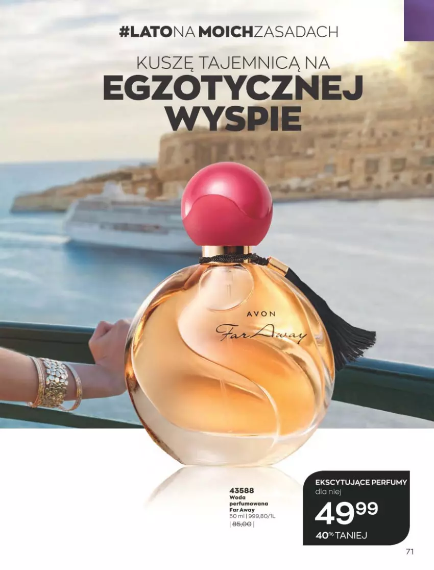 Gazetka promocyjna Avon - Katalog Avon 8/2021 kampania sierpień - ważna 01.08 do 31.08.2021 - strona 71 - produkty: Fa, Perfum, Woda