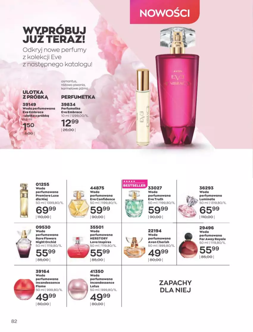 Gazetka promocyjna Avon - Katalog Avon 8/2021 kampania sierpień - ważna 01.08 do 31.08.2021 - strona 78 - produkty: Fa, Perfum, Piwo, Premiere, Tera, Woda, Woda perfumowana