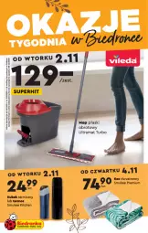 Gazetka promocyjna Biedronka - Okazje tygodnia - Gazetka - ważna od 17.11 do 17.11.2021 - strona 1 - produkty: Mop, Koc, Rama, Termos, , Kubek termiczny, Kubek