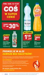 Gazetka promocyjna Aldi - Katalog spożywczy - Gazetka - ważna od 17.09 do 17.09.2022 - strona 10 - produkty: Sok, Mus, Gra, O nas, Szyna, Haczyk, Woda mineralna, Napój niegazowany, Woda, Napój, Melon, Hortex, Fa