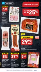 Gazetka promocyjna Aldi - Katalog spożywczy - Gazetka - ważna od 17.09 do 17.09.2022 - strona 17 - produkty: Piec, Kiełbasa wiejska, Kiełbasa krakowska, Lodówka, Szynka, Pieprz, Kiełbasa