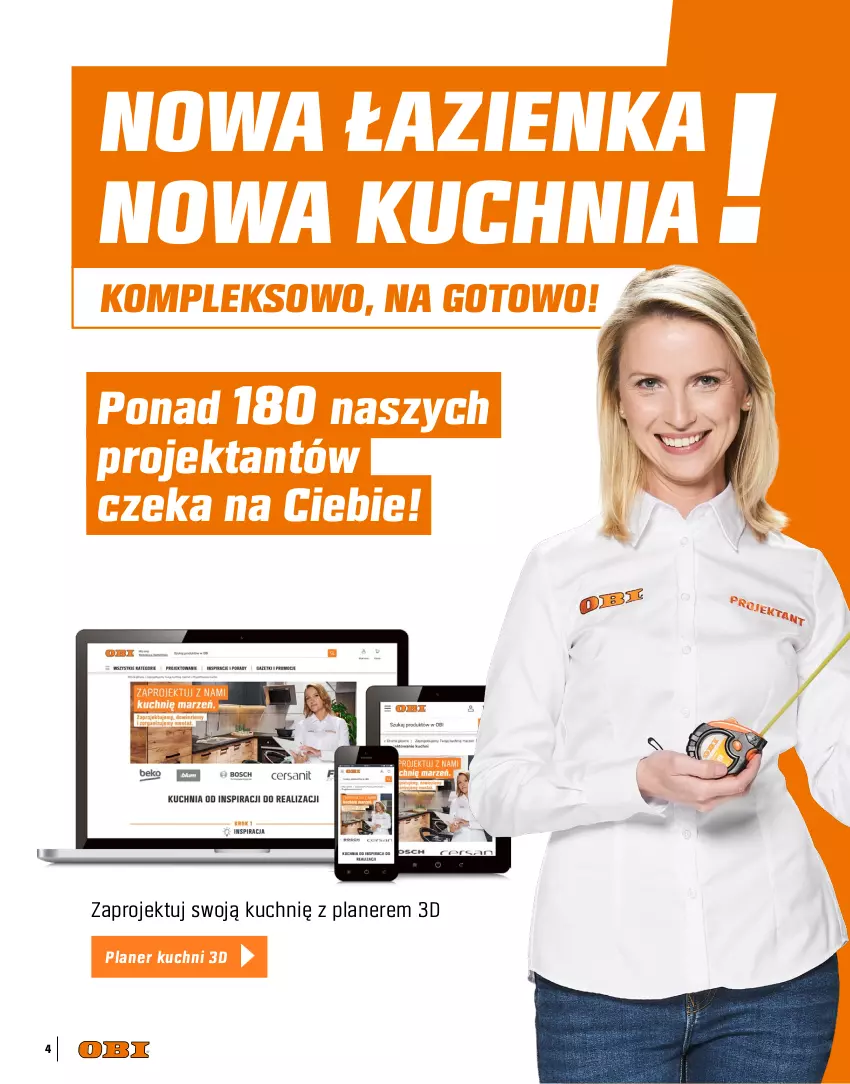 Gazetka promocyjna Obi - Gazetka OBI - ważna 01.07.2023 do 31.01.2024 - strona 4 - produkty: Kuchnia