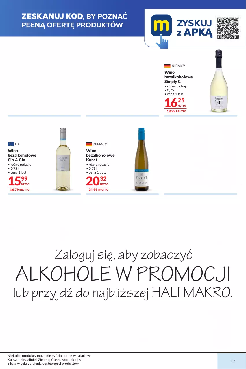 Gazetka promocyjna Makro - Mega oferty dla Twojego Sklepu - ważna 18.08 do 31.08.2026 - strona 17 - produkty: Alkohole, Coca-Cola, Gin, Ice tea, JBL, Kosz, Martini, Mus, Napój, Pur, Szal, Wino, Wino bezalkoholowe