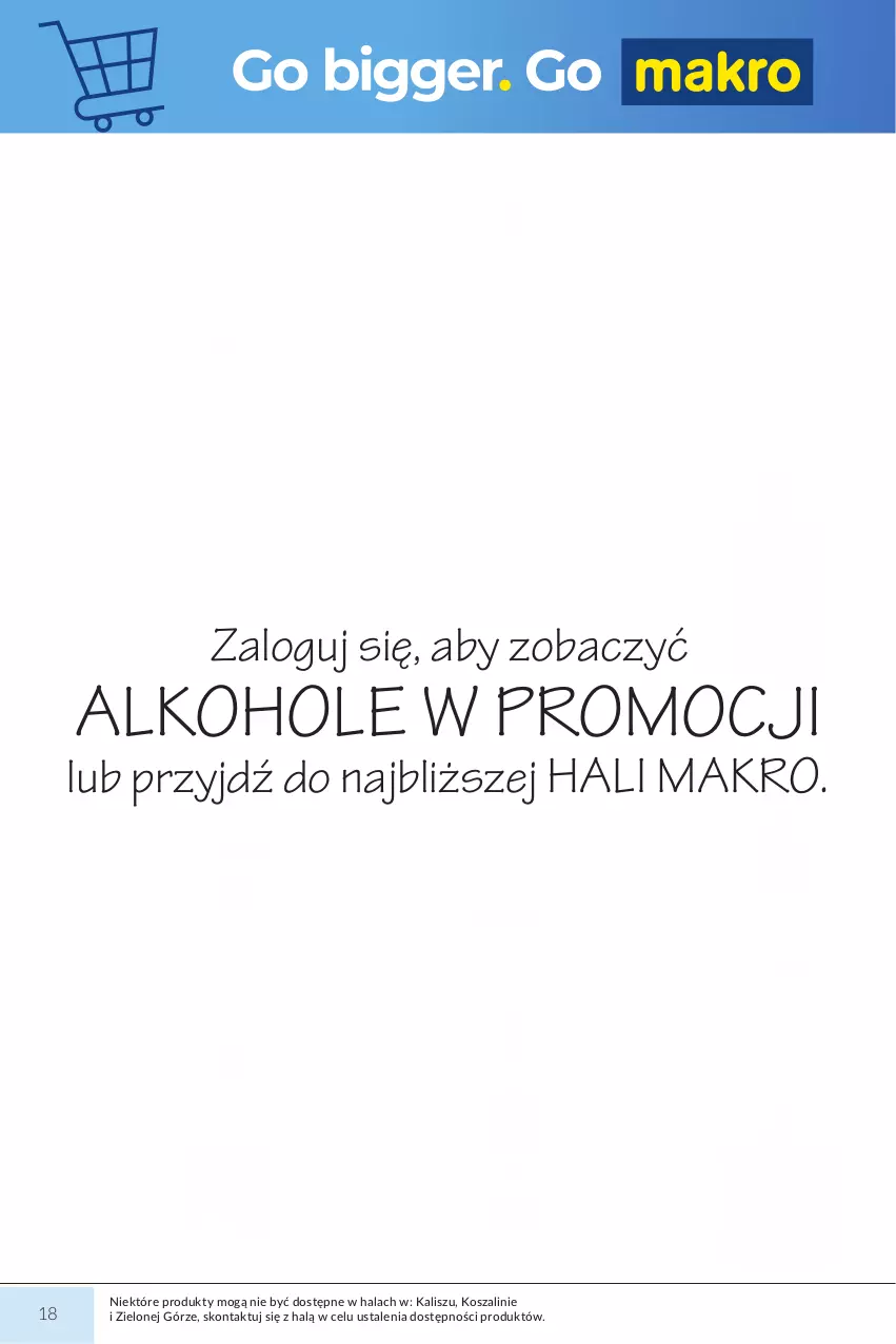 Gazetka promocyjna Makro - Mega oferty dla Twojego Sklepu - ważna 18.08 do 31.08.2026 - strona 18 - produkty: Alkohole, Brandy, Bushmills, Gin, JBL, Kaczka, Kosz, Lack, Likier, Por, Sport, Szal, Whiskey, Whisky, Wódka, Wyborowa