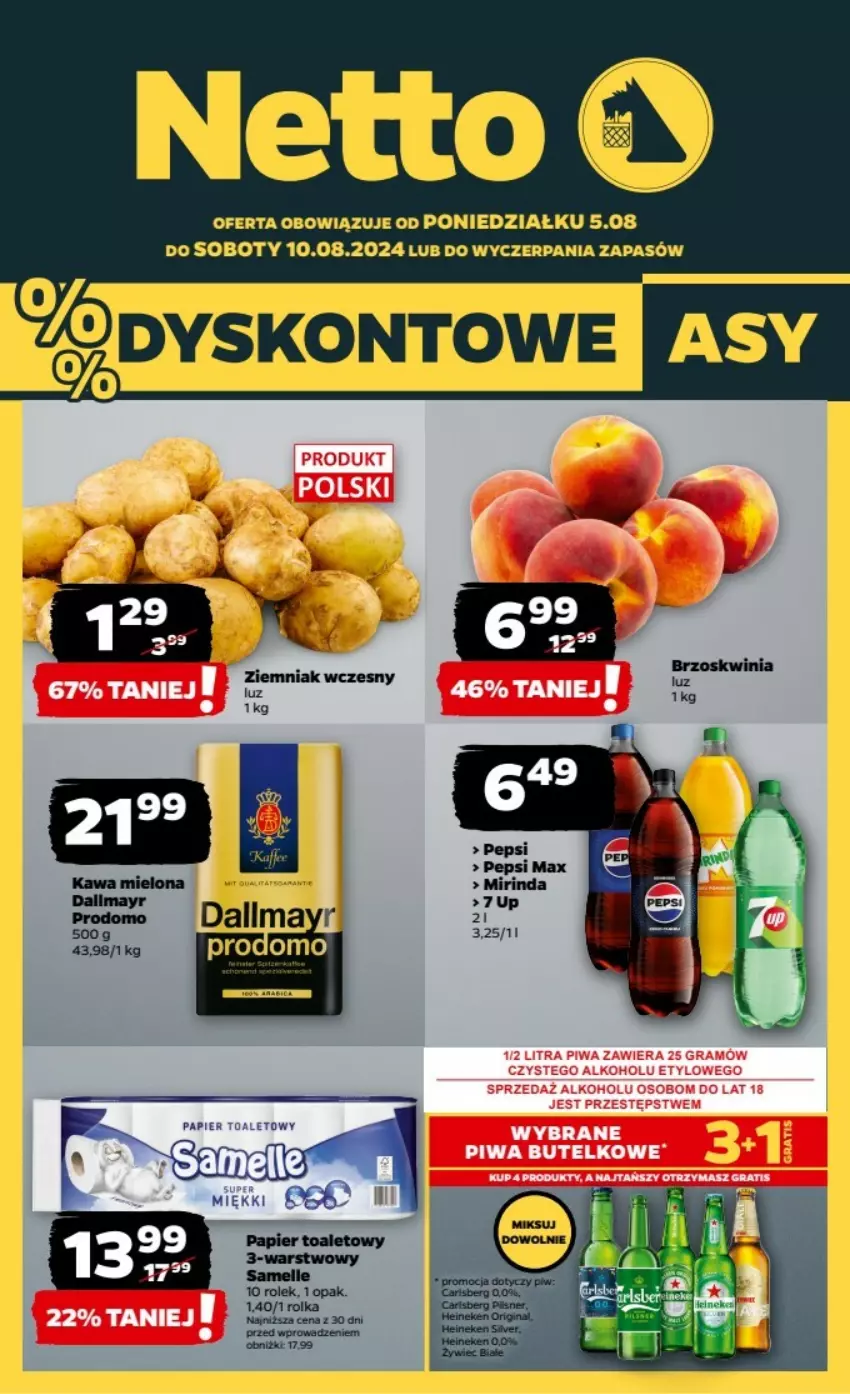 Gazetka promocyjna Netto - ważna 05.08 do 11.08.2024 - strona 1 - produkty: Dallmayr