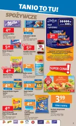 Gazetka promocyjna E Leclerc - Gazetka - ważna od 18.11 do 18.11.2024 - strona 9 - produkty: Ciastka, Cheetos, Ser, Ryż, Lajkonik, Mus, Gra, Gerber, Chrupki, Wafle, Serek, Sonko, Czekolada, Teekanne, Delicje, Baton, Knoppers, Lorenz, Deser, Herbata, Milka