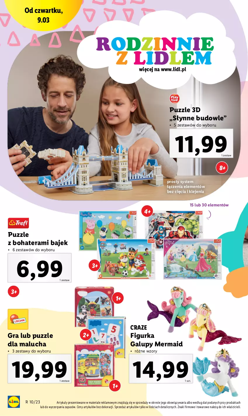 Gazetka promocyjna Lidl - GAZETKA - ważna 06.03 do 11.03.2023 - strona 30 - produkty: Gra, Klej, Puzzle, Słynne, Tera