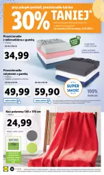 Gazetka promocyjna Lidl - GAZETKA - Gazetka - ważna od 11.03 do 11.03.2023 - strona 28 - produkty: Koc, Pościel, Materac, Prześcieradło, Tera